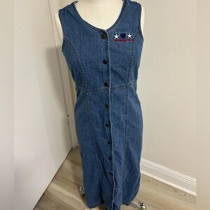Vintage Walt Disney World Denim Dress 🇺🇸✨